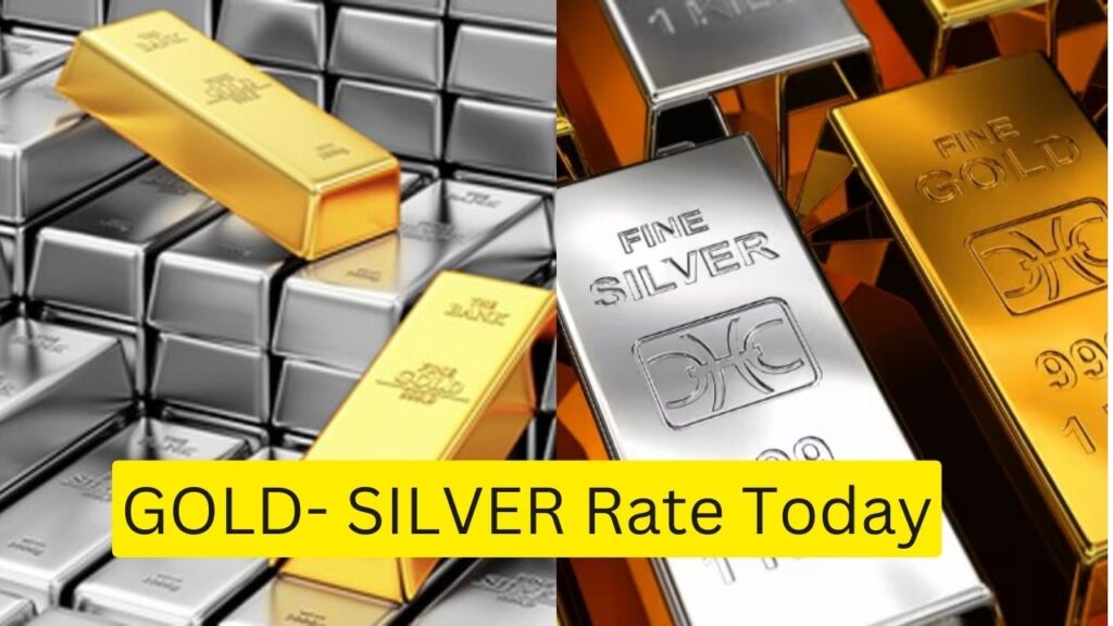 Gold silver price today in india