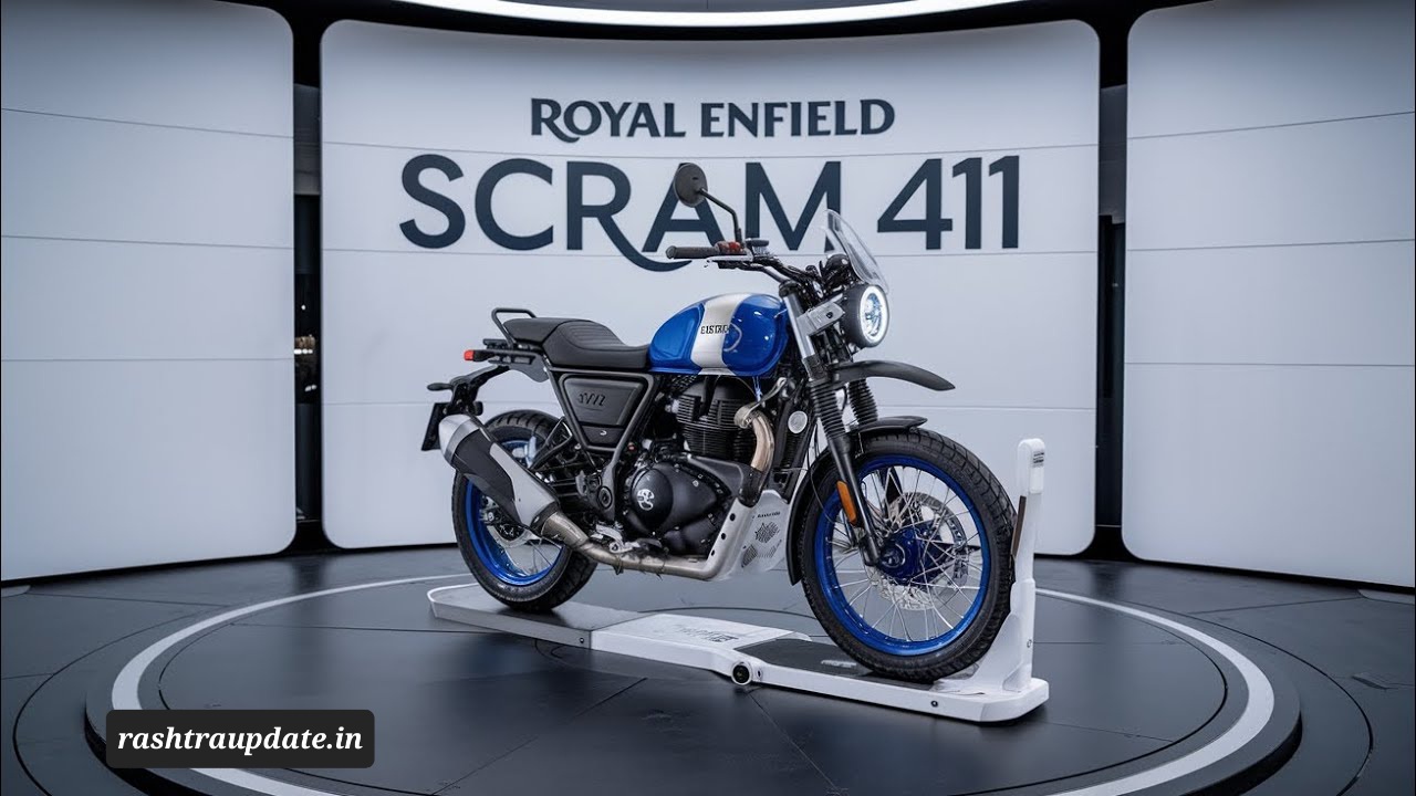 Royal Enfield Scram 411 2025 – Premium Build, High Torque Engine और Real Street Adventure Experience का नया Era!
