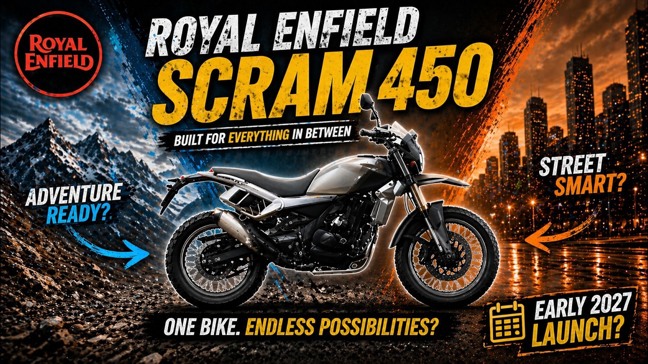 Royal Enfield Scram 450 Coming Soon