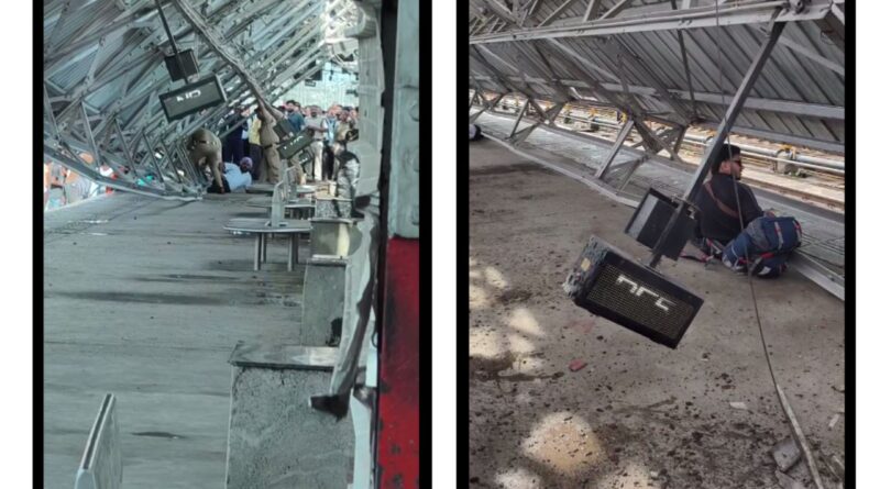 Charbagh Railway Station Shed Collapse